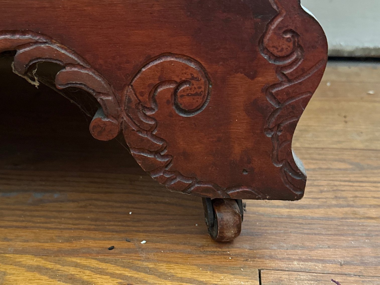 Image for Vintage secretary and curio cabinet