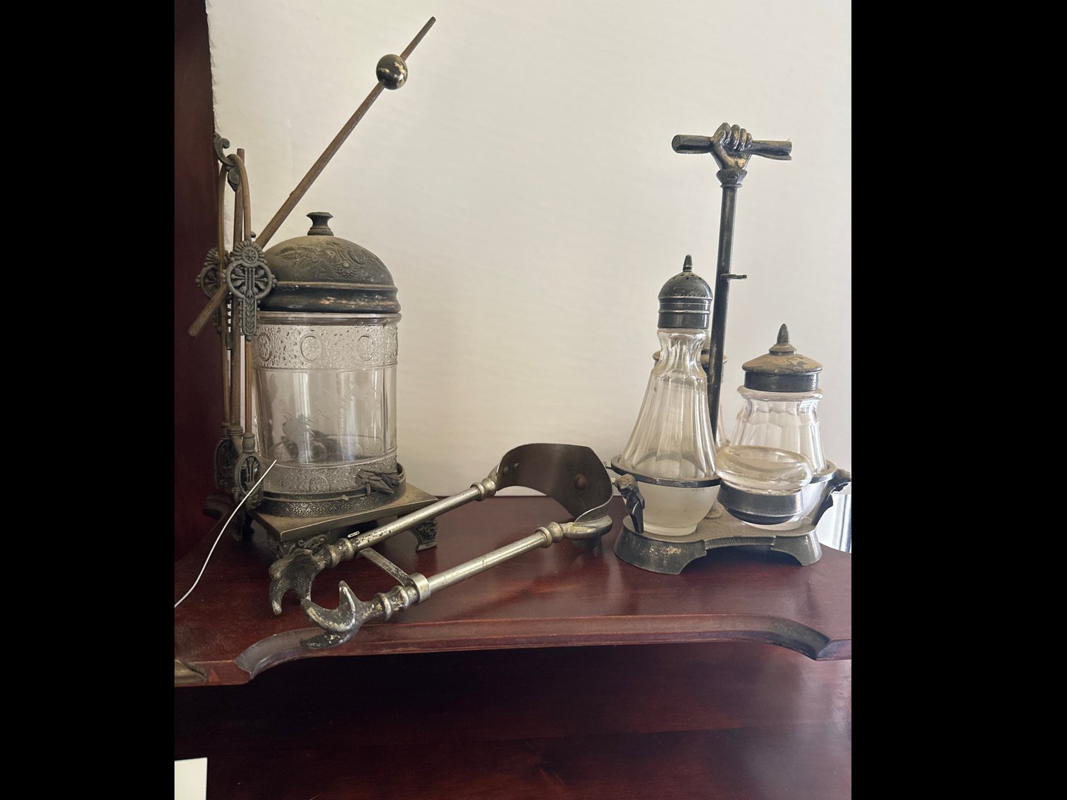 Image for Pickle Jar, salt & pepper , ice tongs