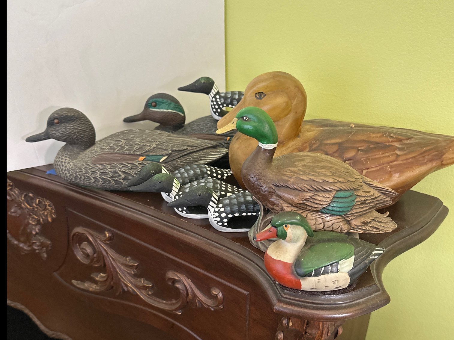 Image for Ceramic and plastic Ducks