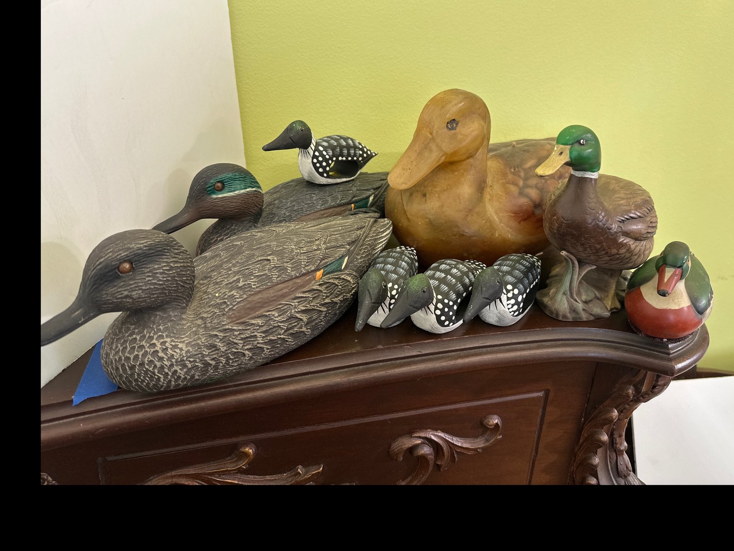 Image for Ceramic and plastic Ducks