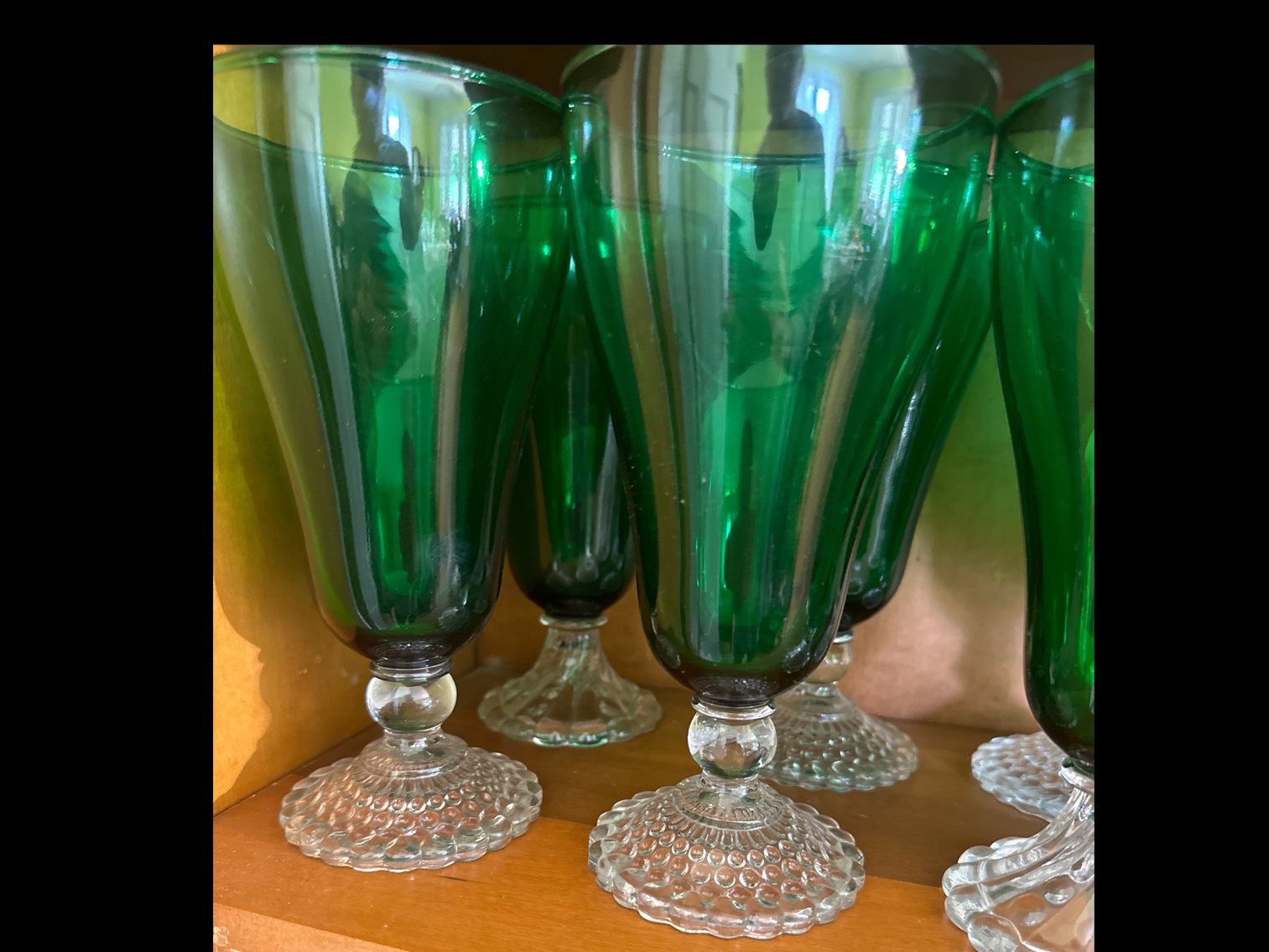 Image for Green Glass set