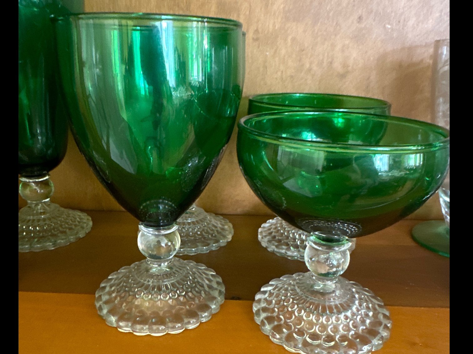 Image for Green Glass set