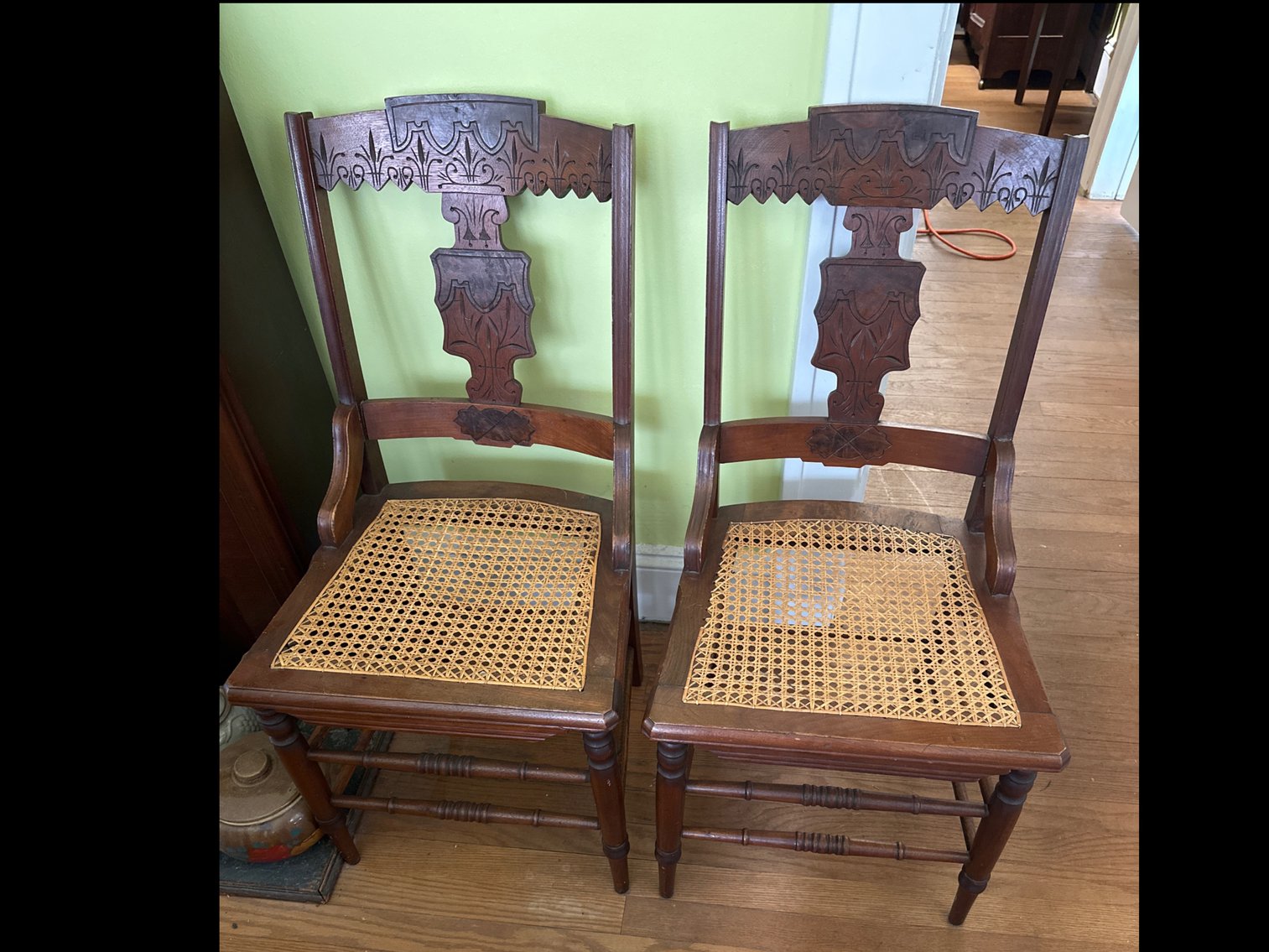 Image for Cane bottom Chairs