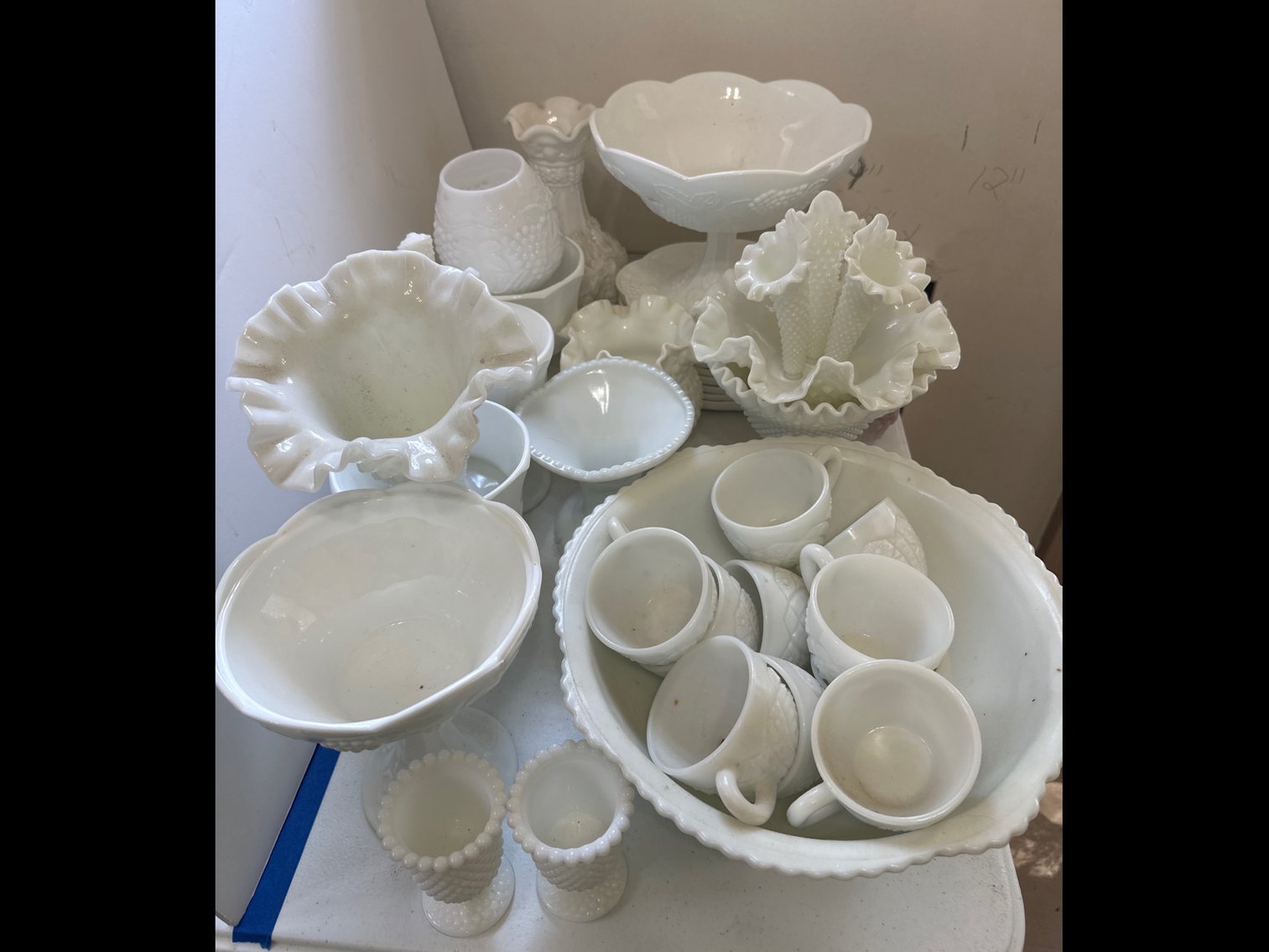 Image for Glassware and punchbowl set