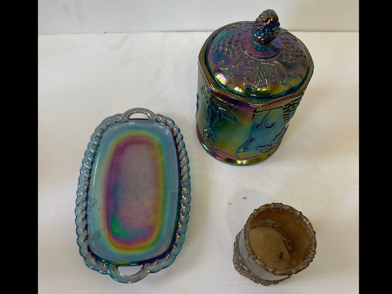 Image for Decorative candy jar and butter dish