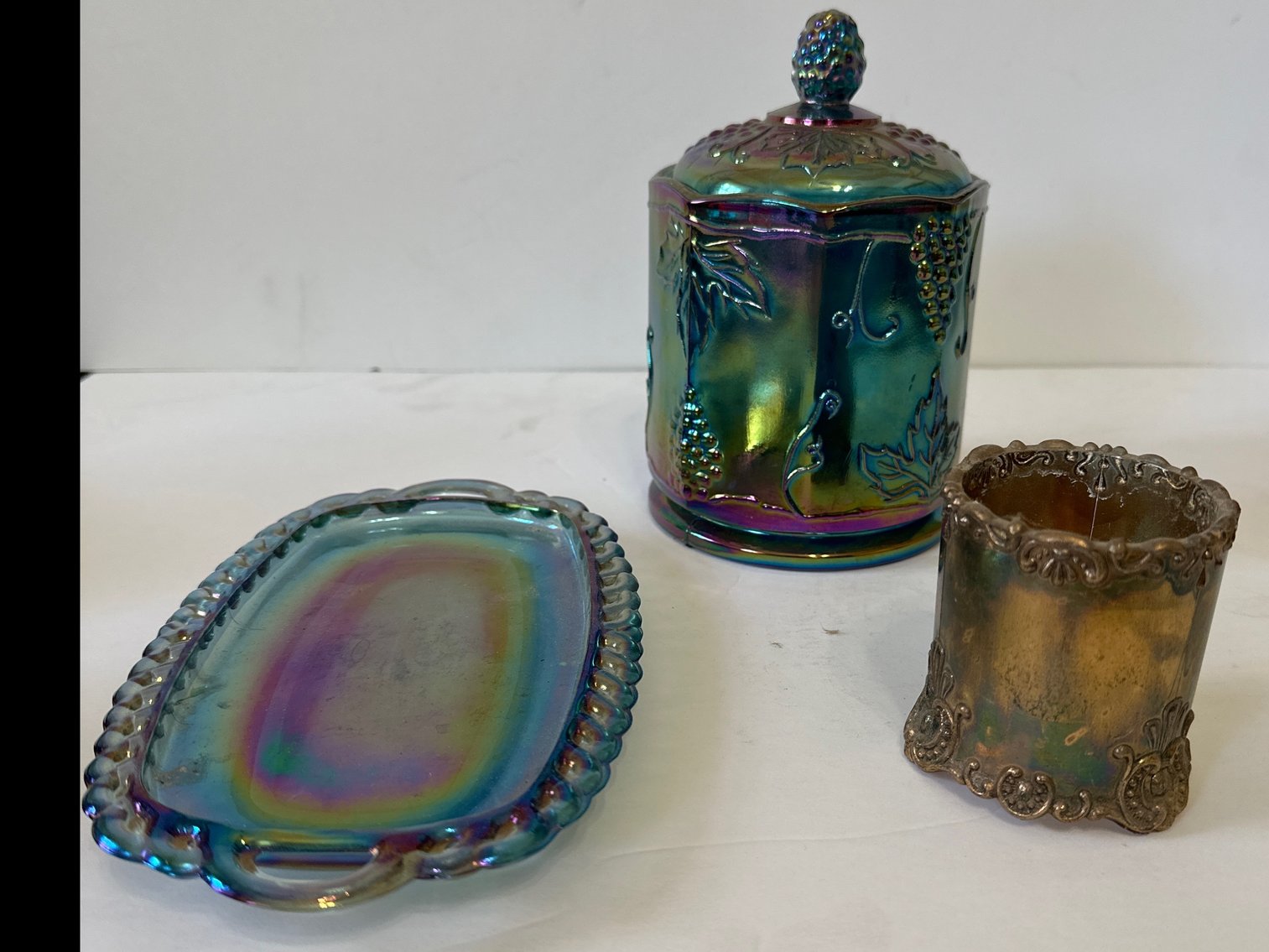 Image for Decorative candy jar and butter dish