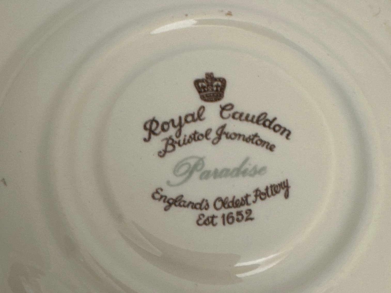 Image for Pottery dishes from England