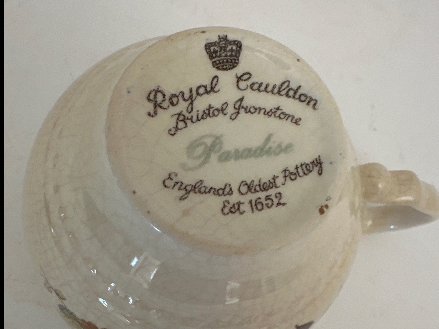 Image for Pottery dishes from England