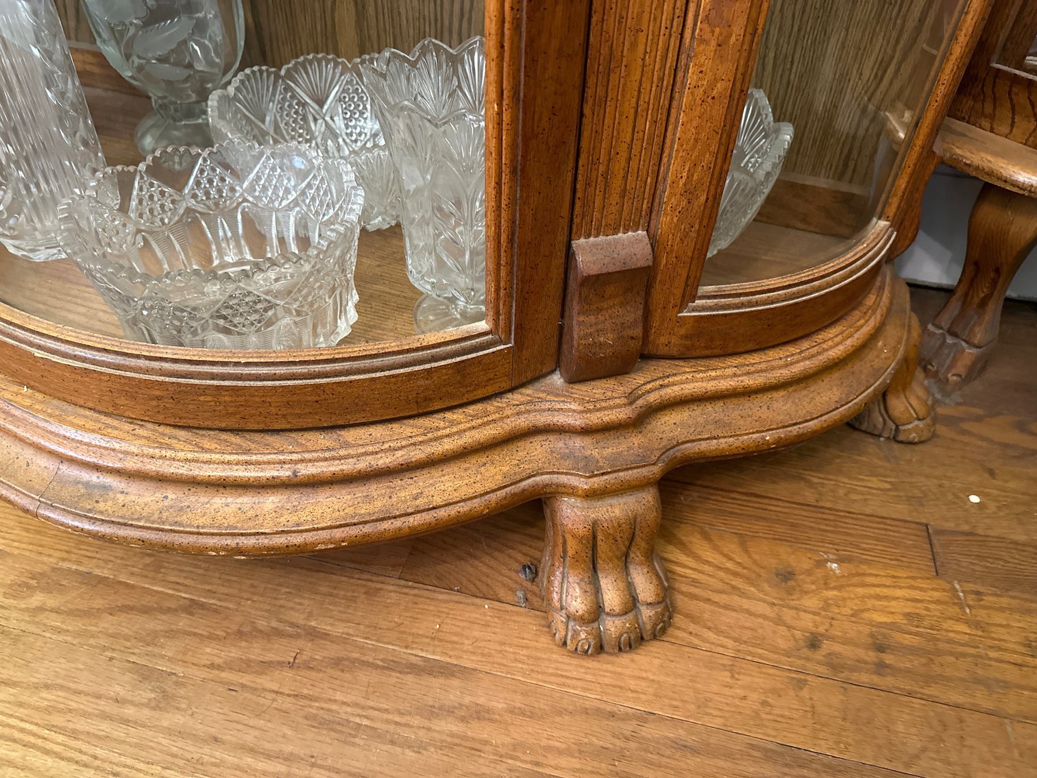 Image for Large Bow Front China Cabinet