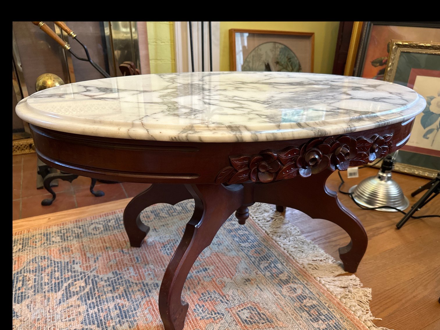 Image for Marble top table
