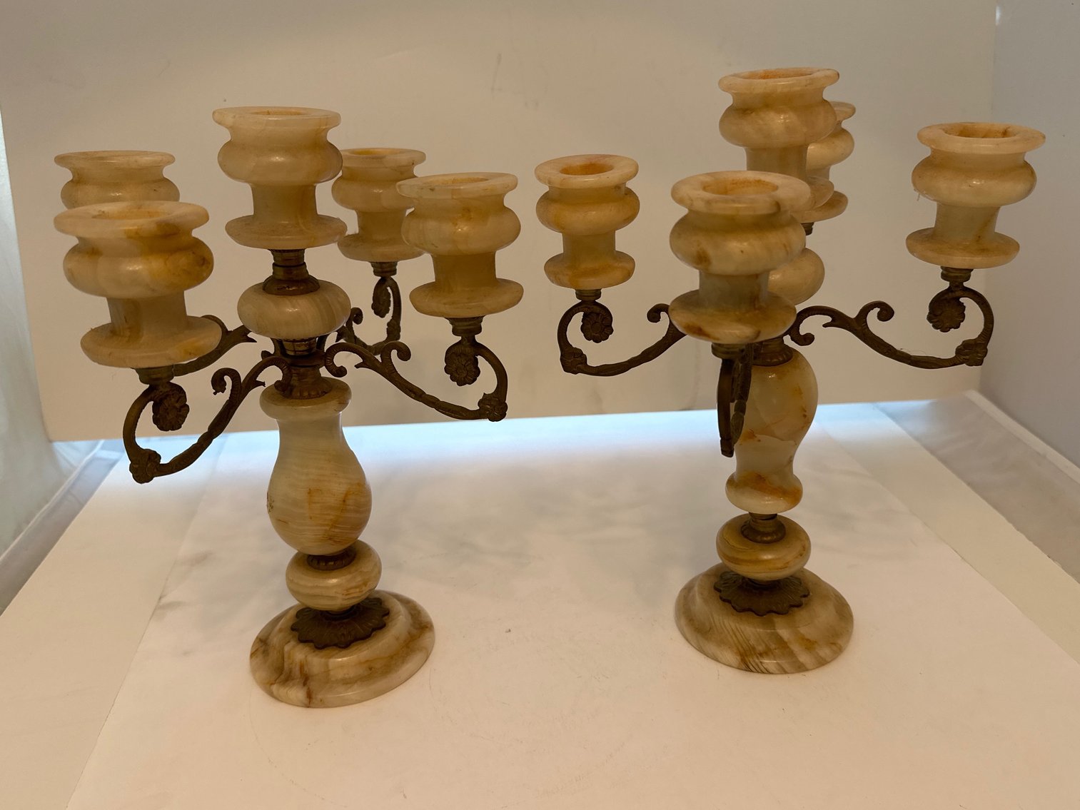 Image for Soapstone candlesticks
