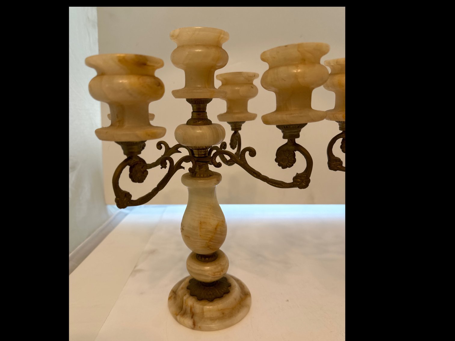 Image for Soapstone candlesticks
