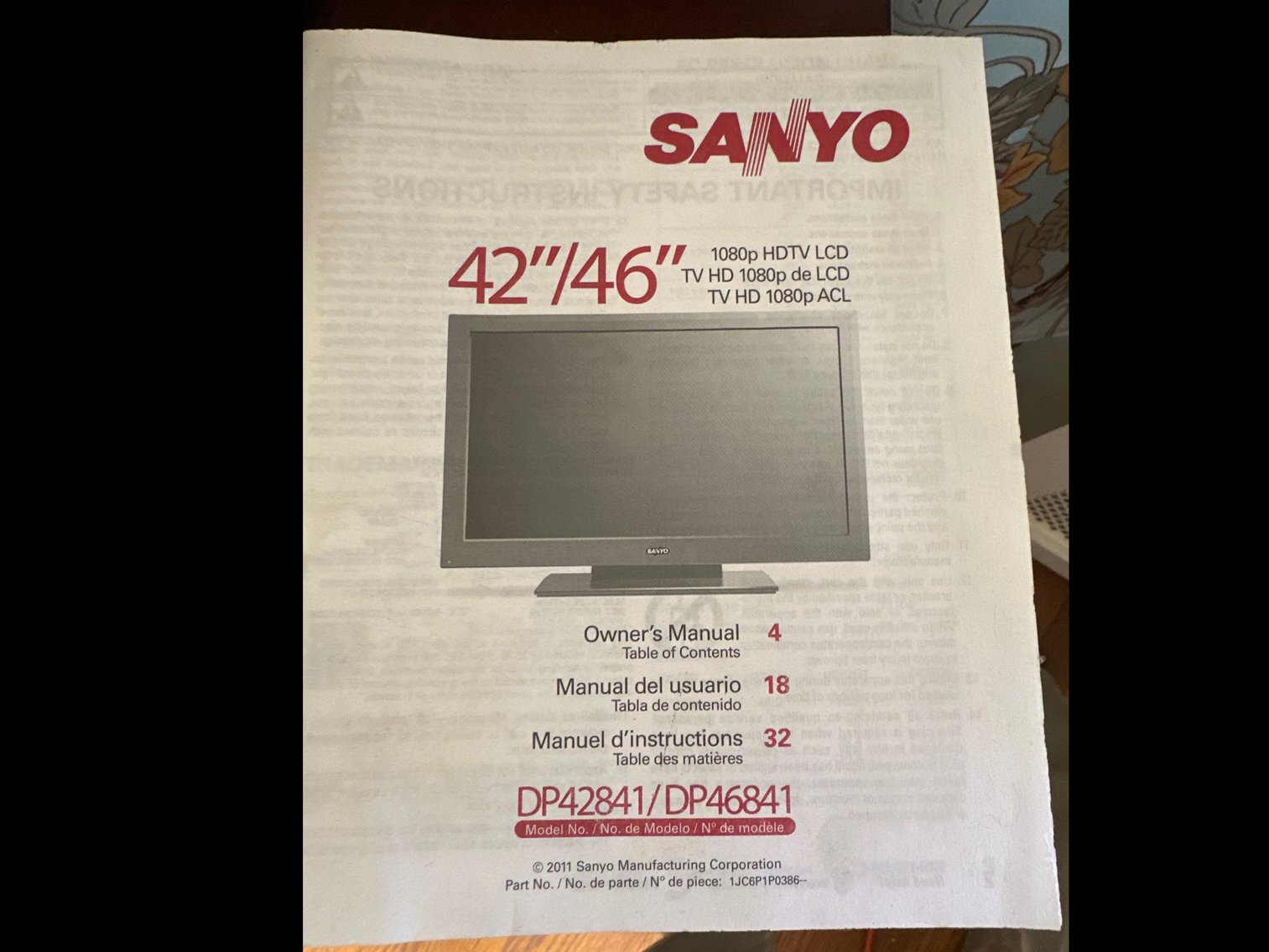 Image for Sanyo TV