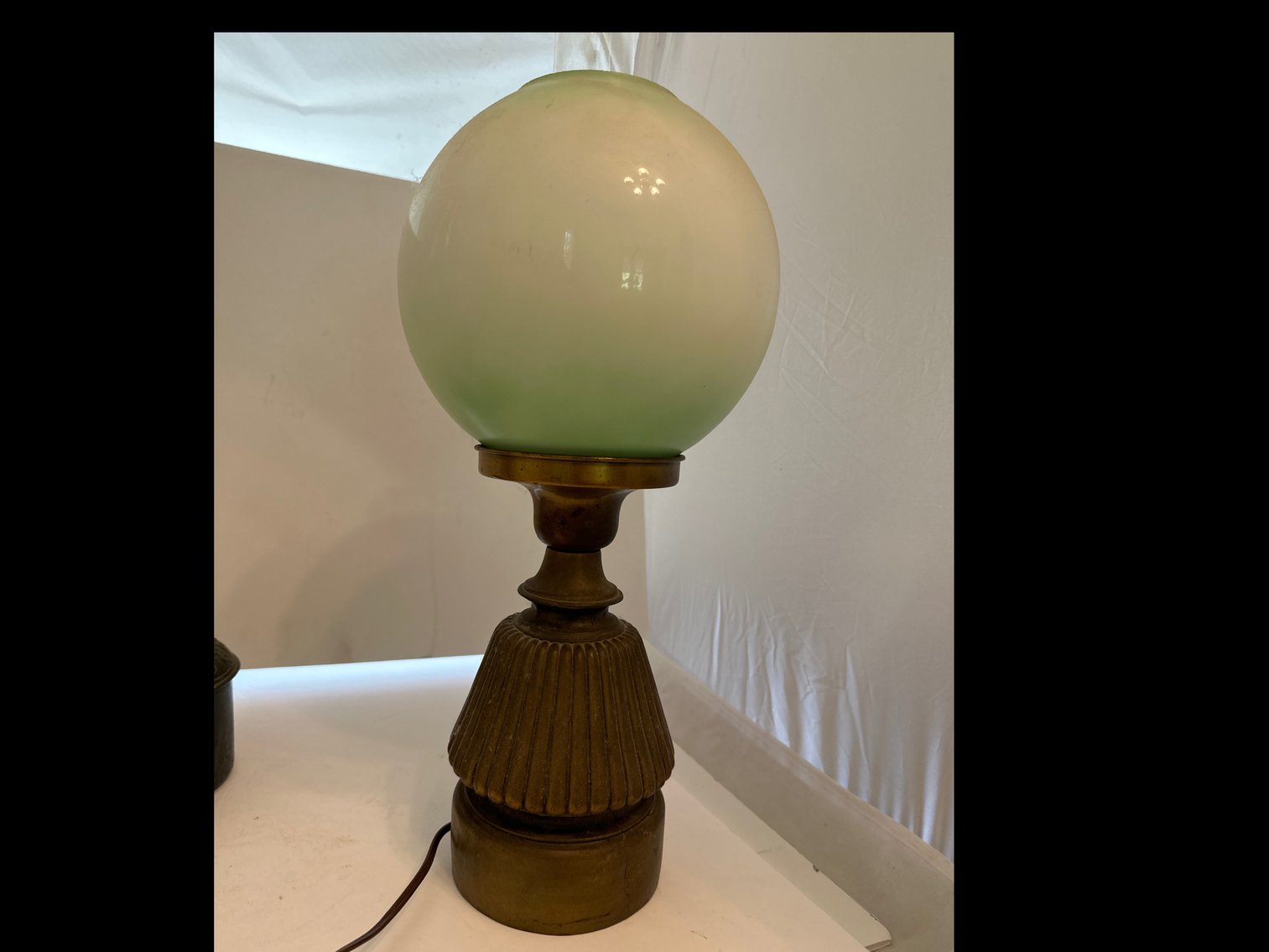 Image for Oil lamps (2) electric lamp (1)