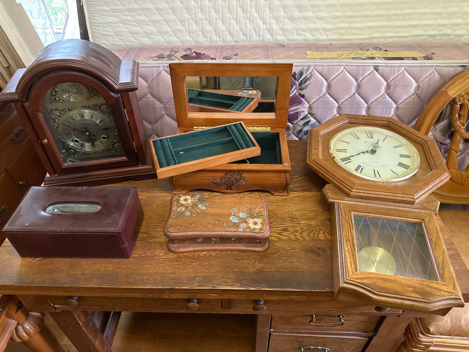 Image for Clocks, jewelry box