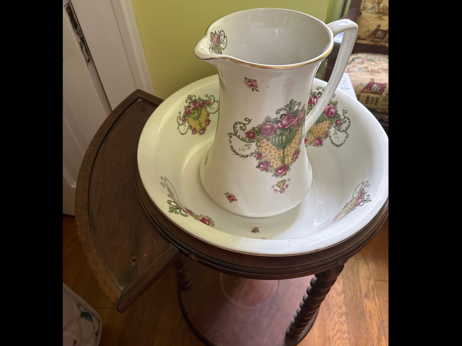 Image for Wash stand , bowl and pitcher