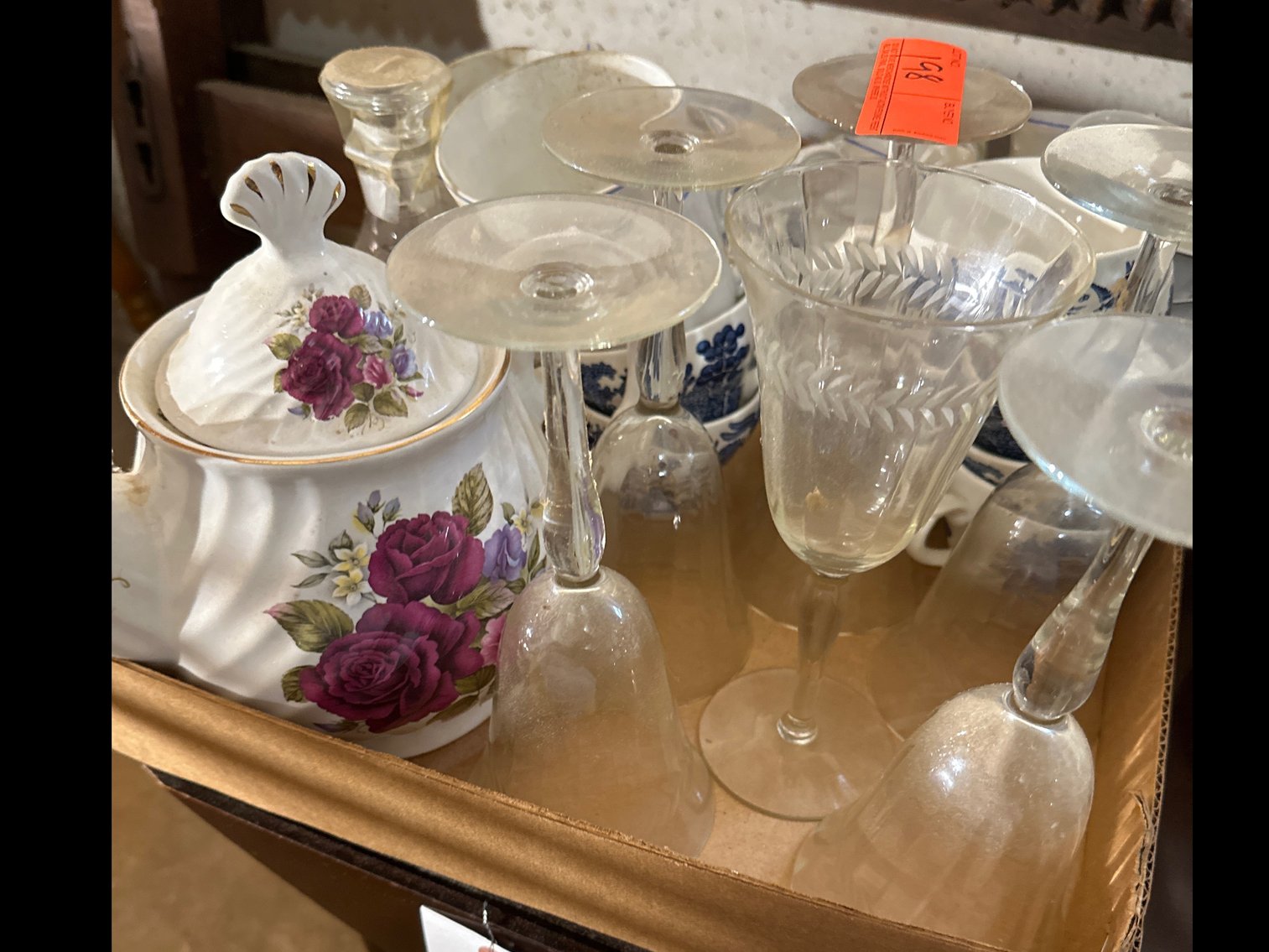 Image for Assorted glassware