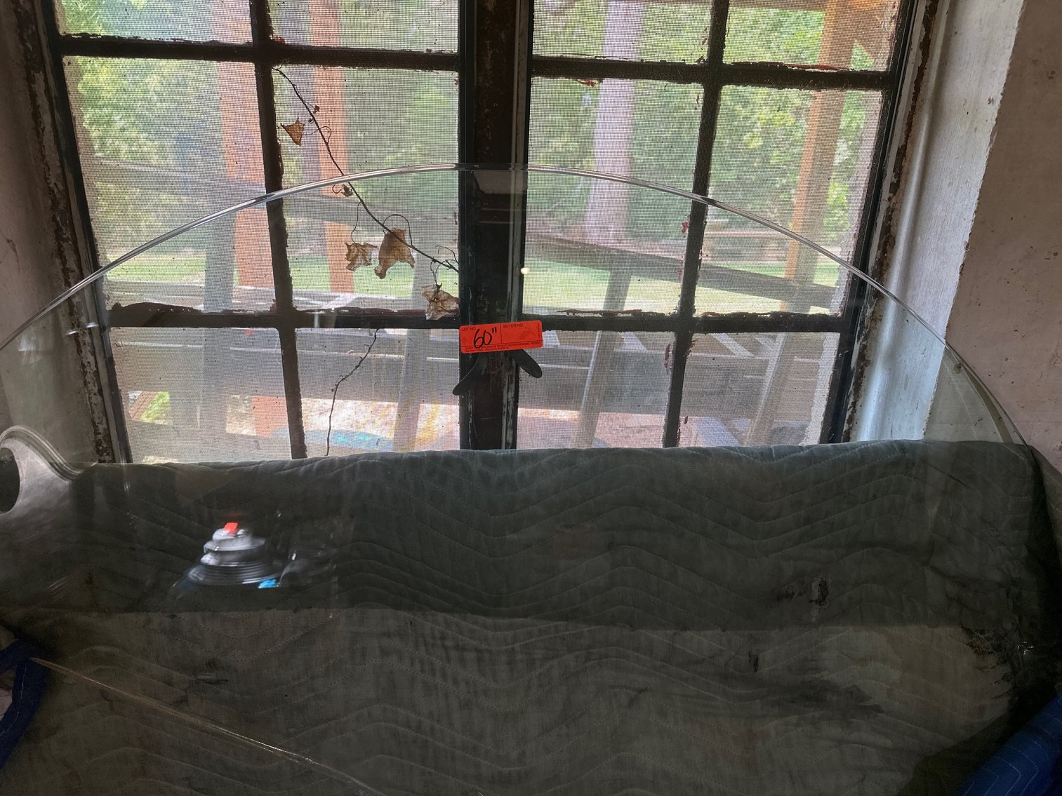 Image for 60” round  glass top beveled edge