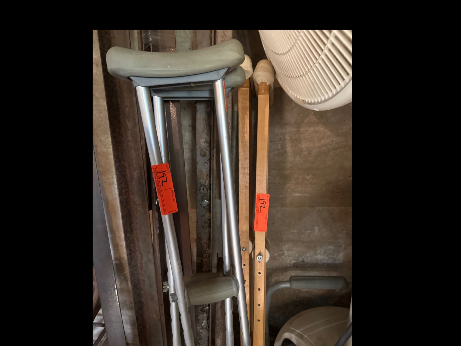 Image for Crutches and potty chair