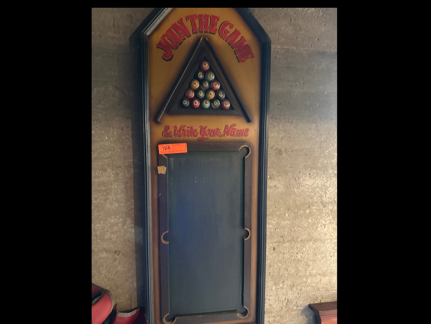 Image for Old Milwaukee pool table light ans score board