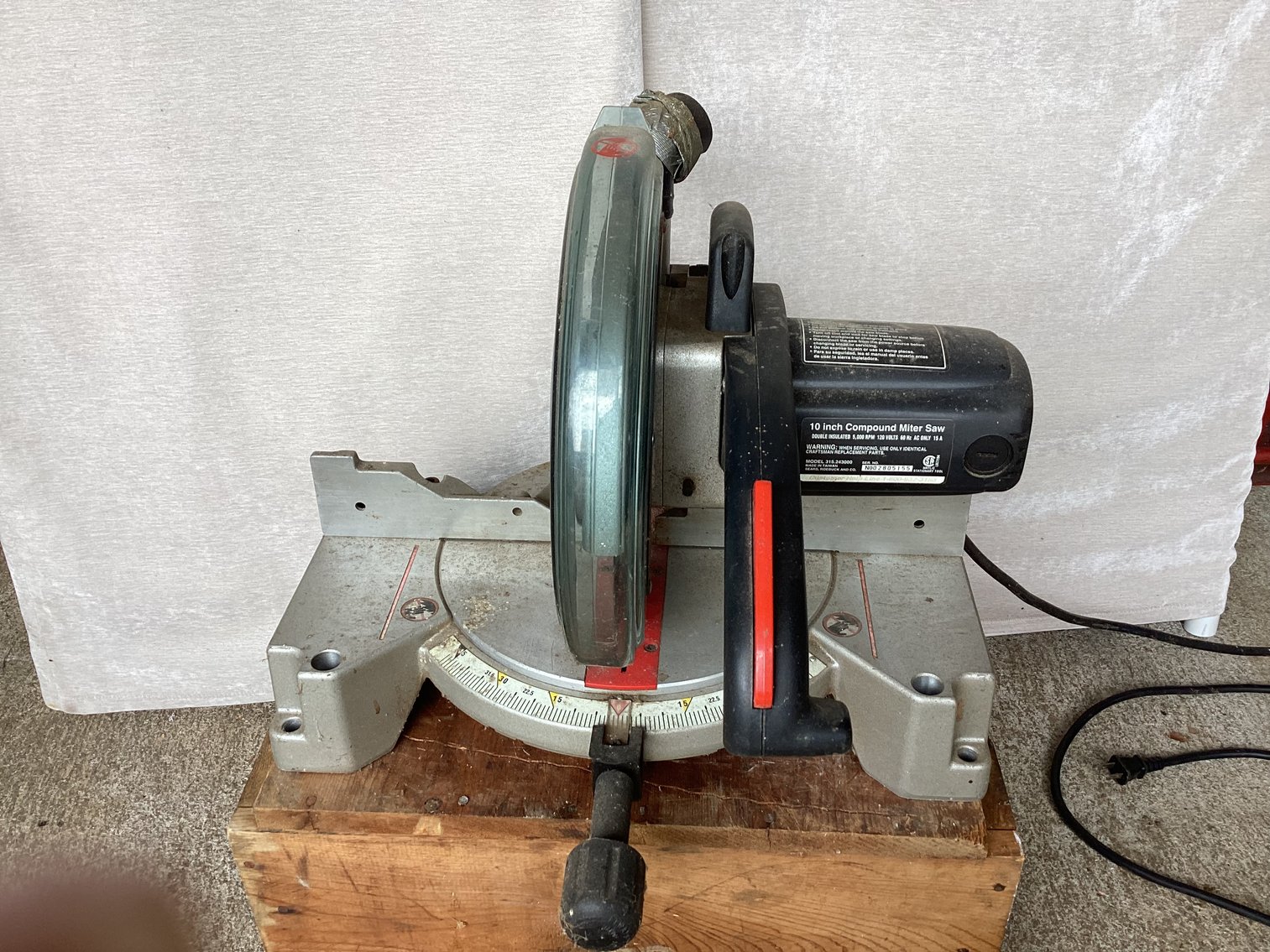 Image for Craftsman 10” Compound Miter Saw