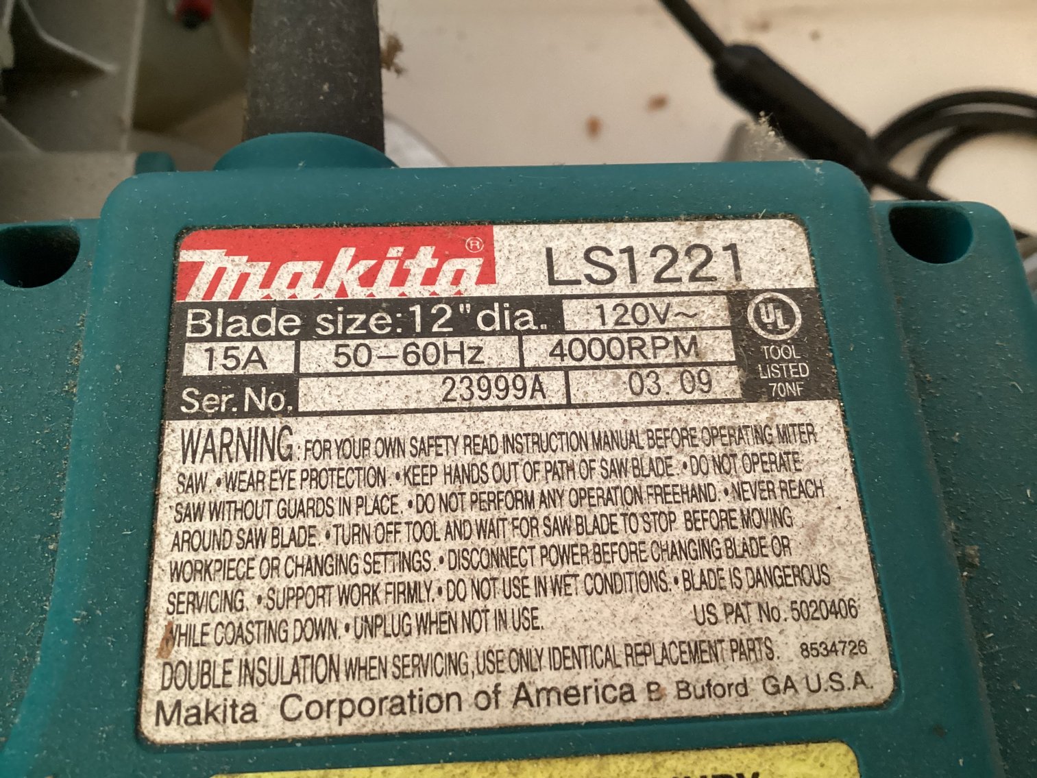 Image for Mikita Compound Miter Saw