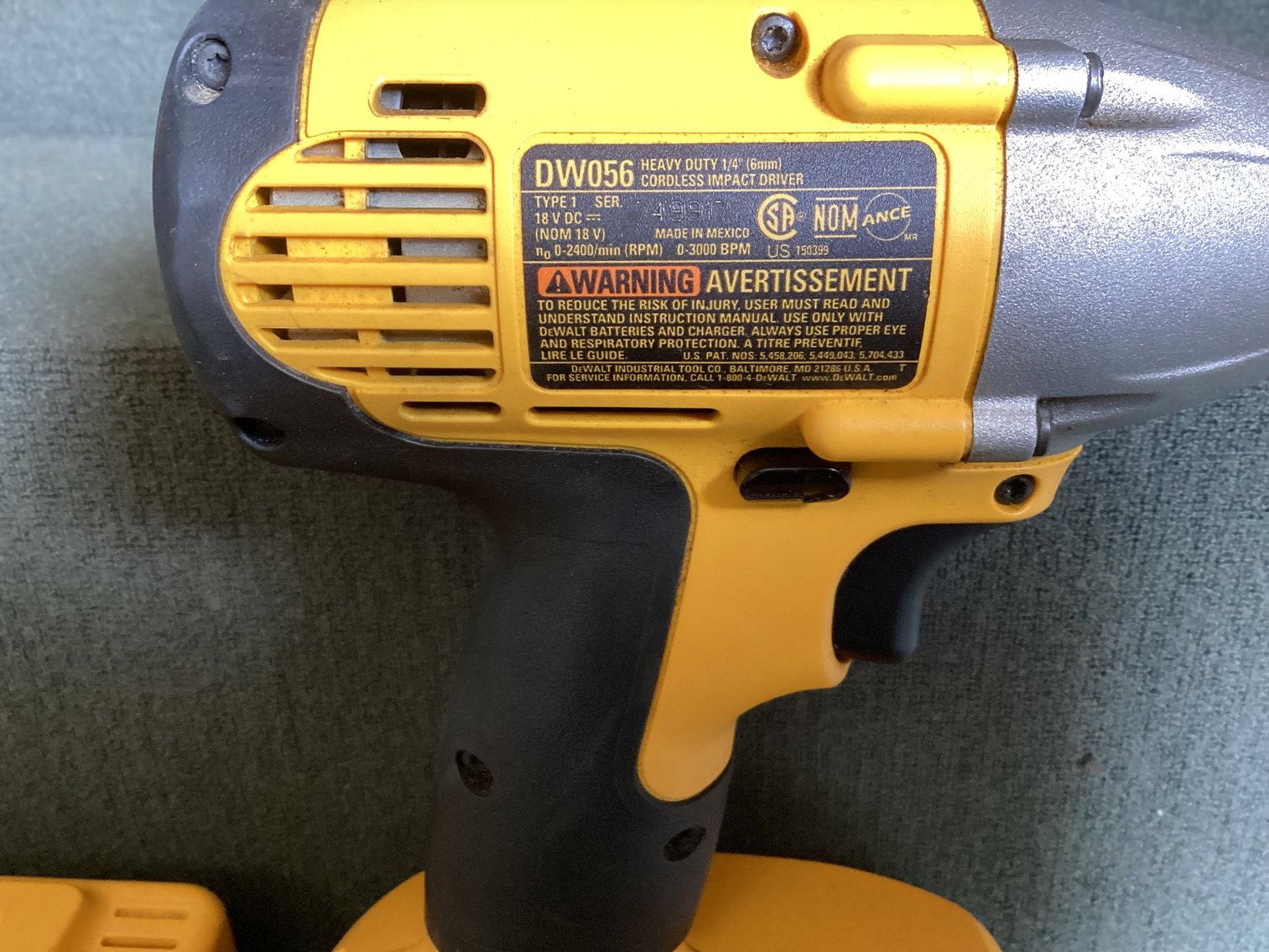 Image for DeWalt Battery Powered Drill