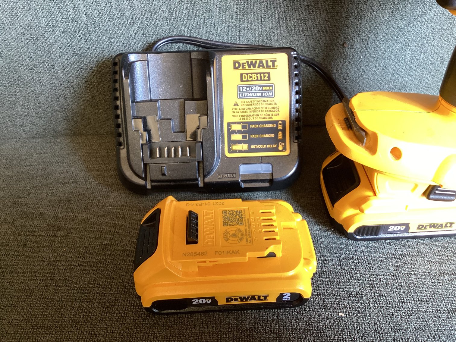 Image for DeWalt Battery Powered Drill with Charger and Adapter