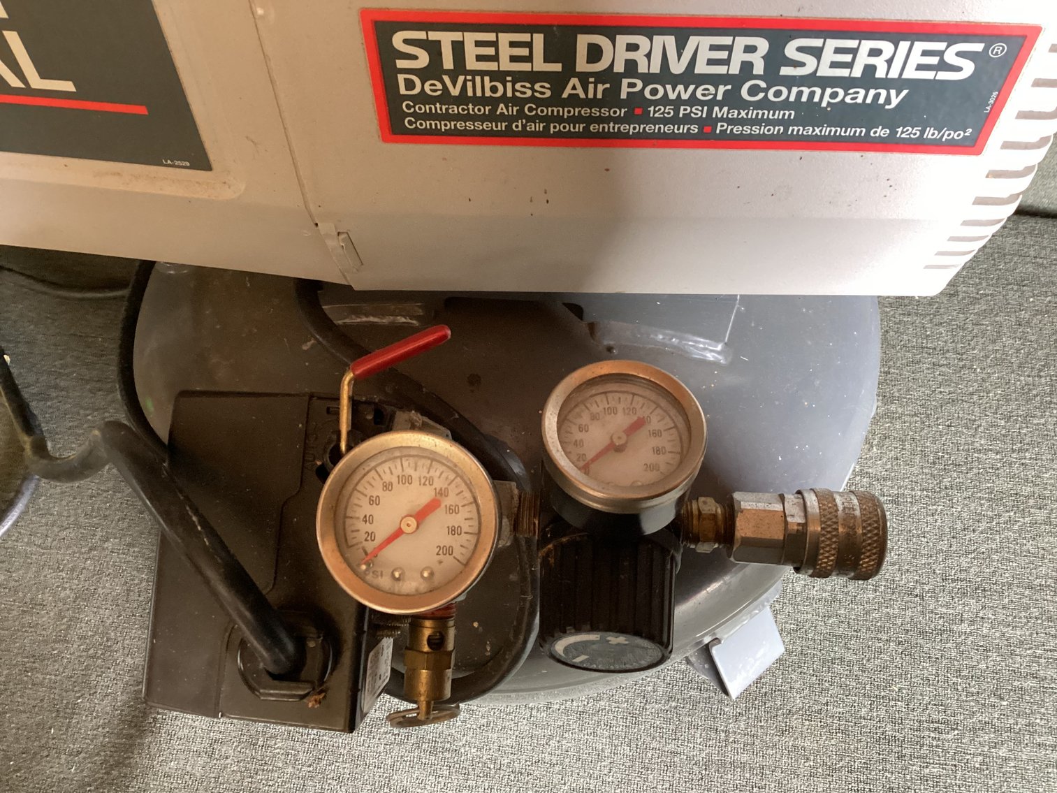 Image for DeVilbiss Air Compressor with Tank