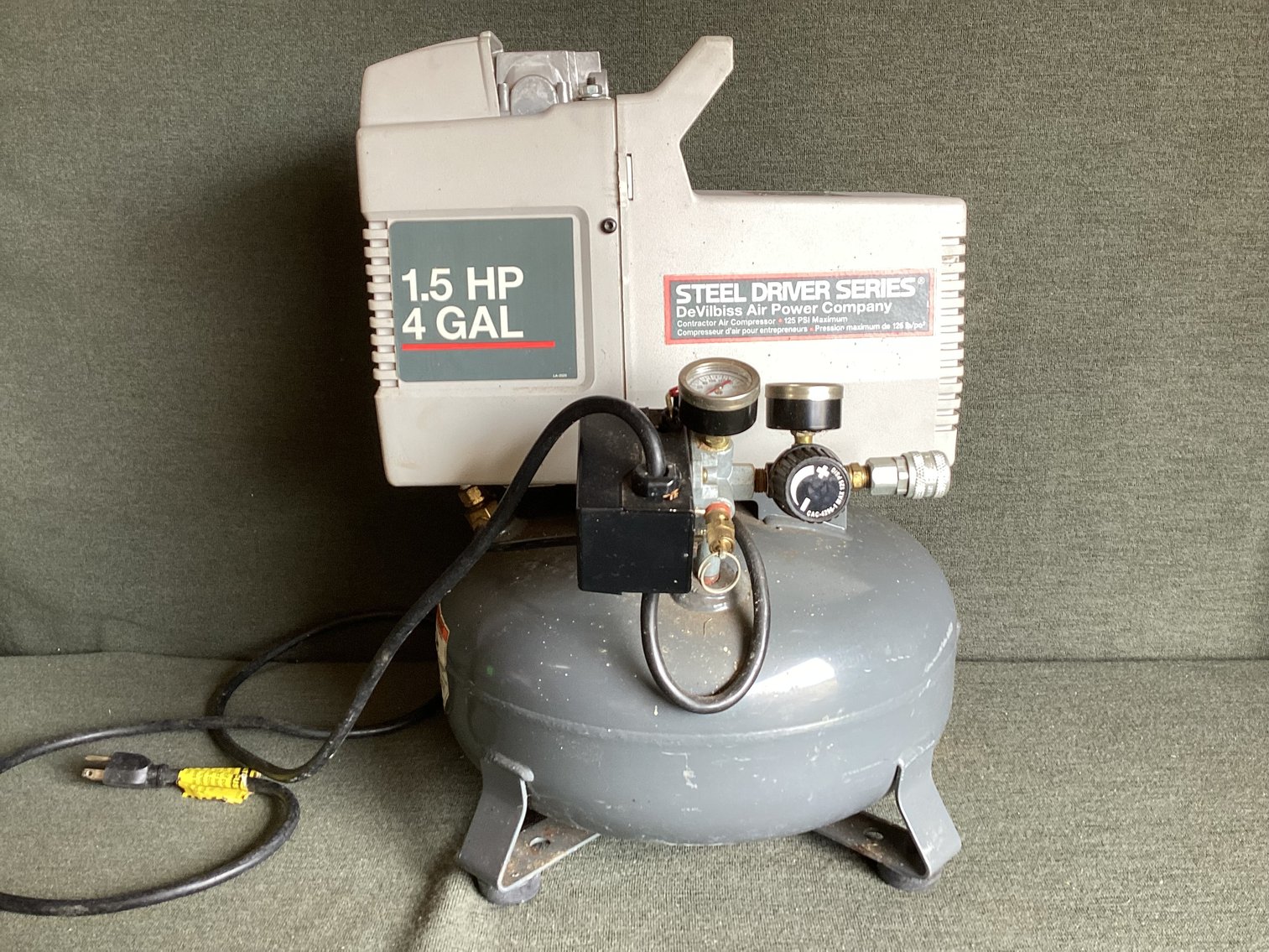 Image for DeVilbiss Air Compressor with Tank