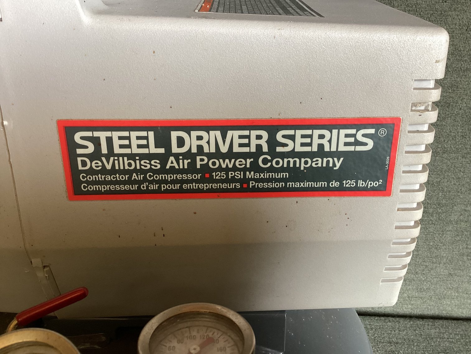Image for DeVilbiss Air Compressor with Tank