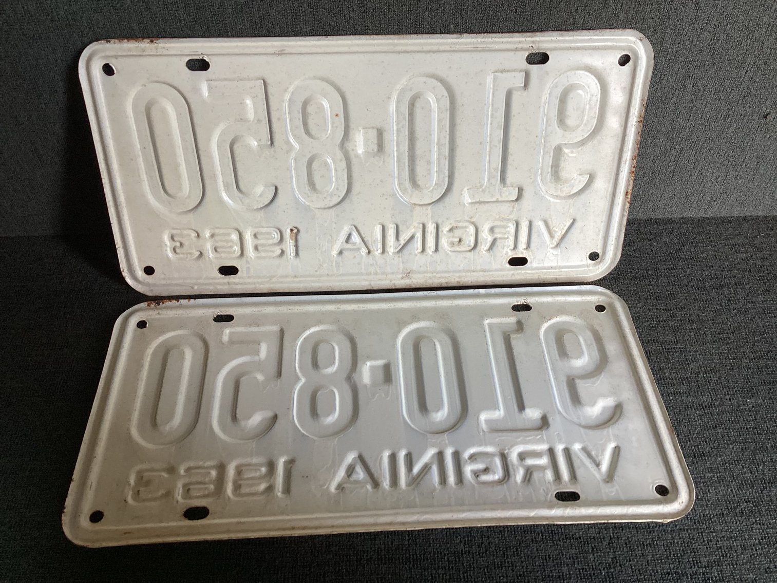 Image for 1963 License Plates PAIR