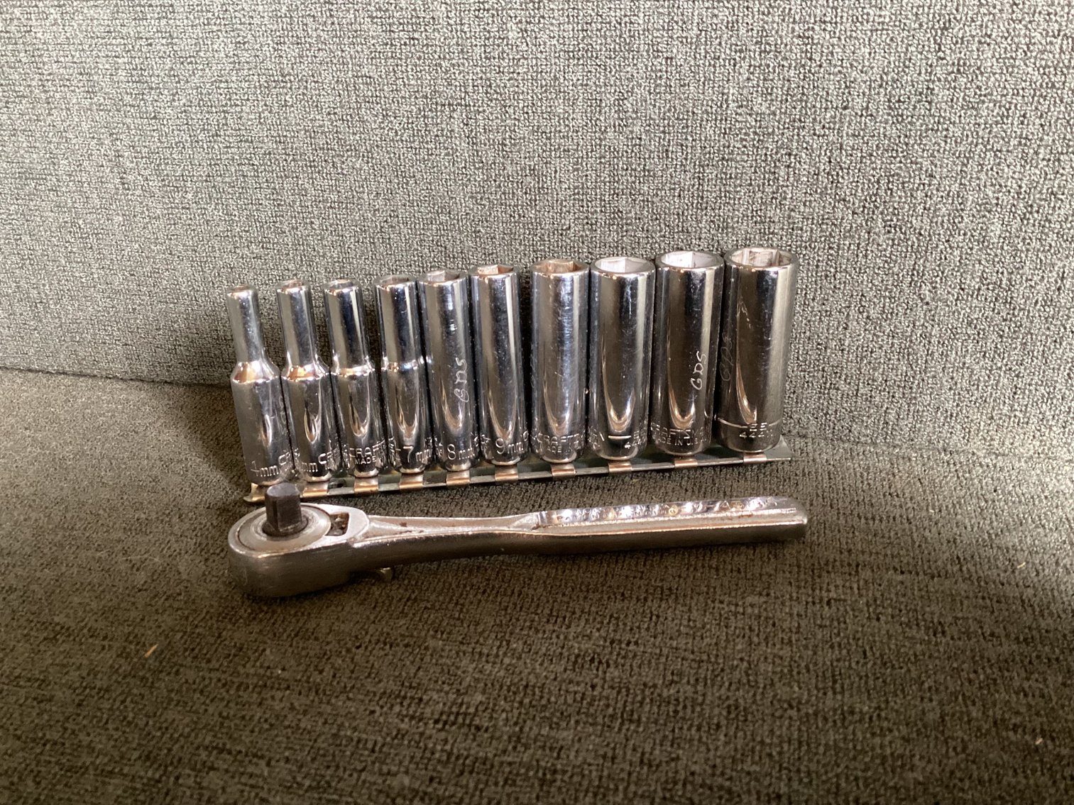 Image for Craftsman Deep Well 1/4” Drive Metric Socket Set