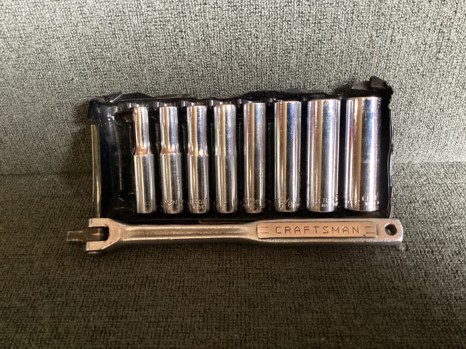 Image for Craftsman 1/4” Drive Deep Well SAE Socket Set