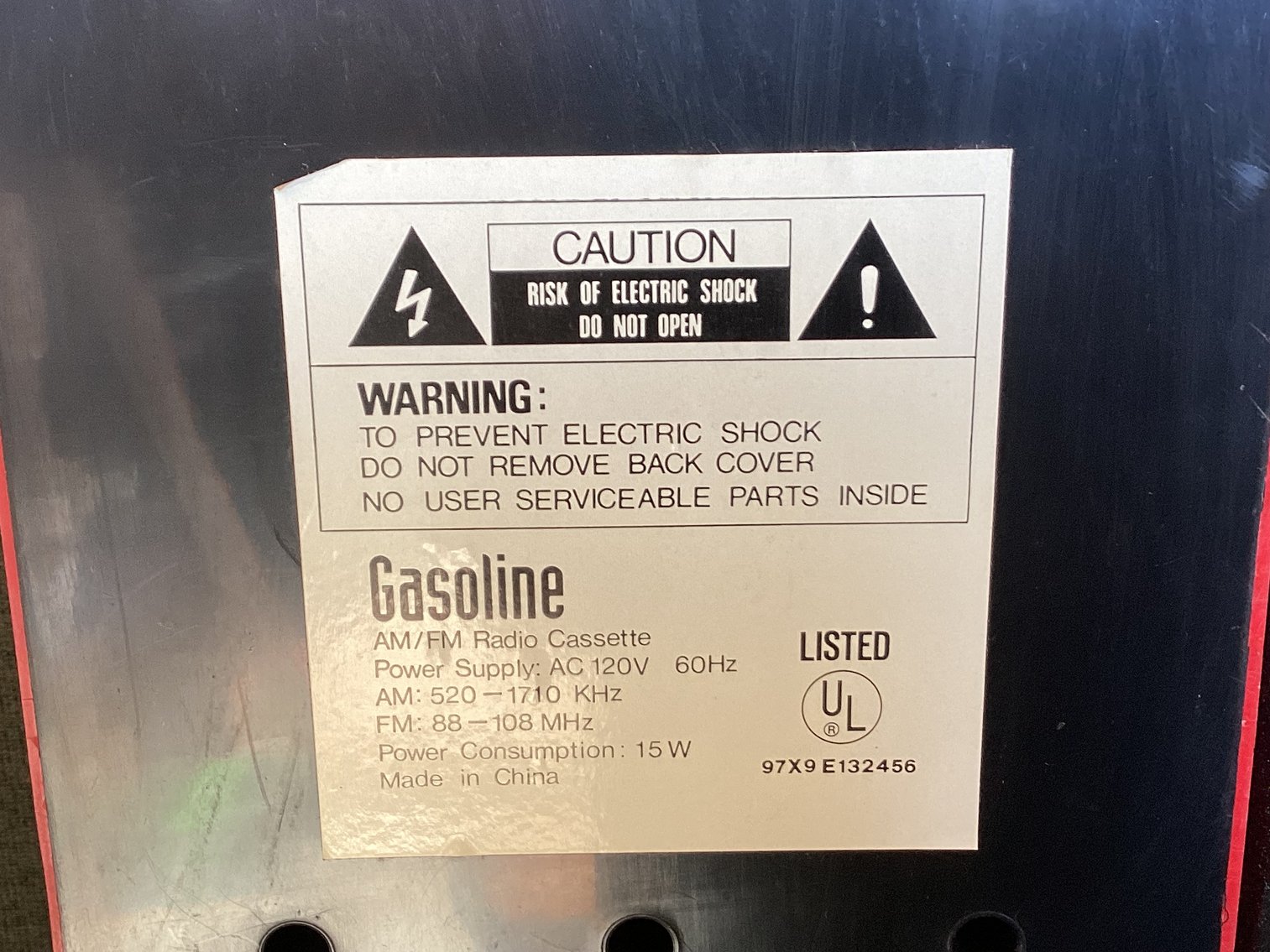 Image for Gas Pump Novelty Radio