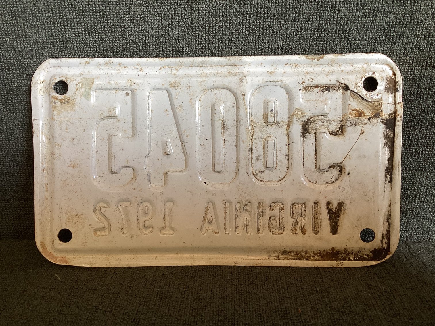 Image for 1972 VA Motorcycle License Plate