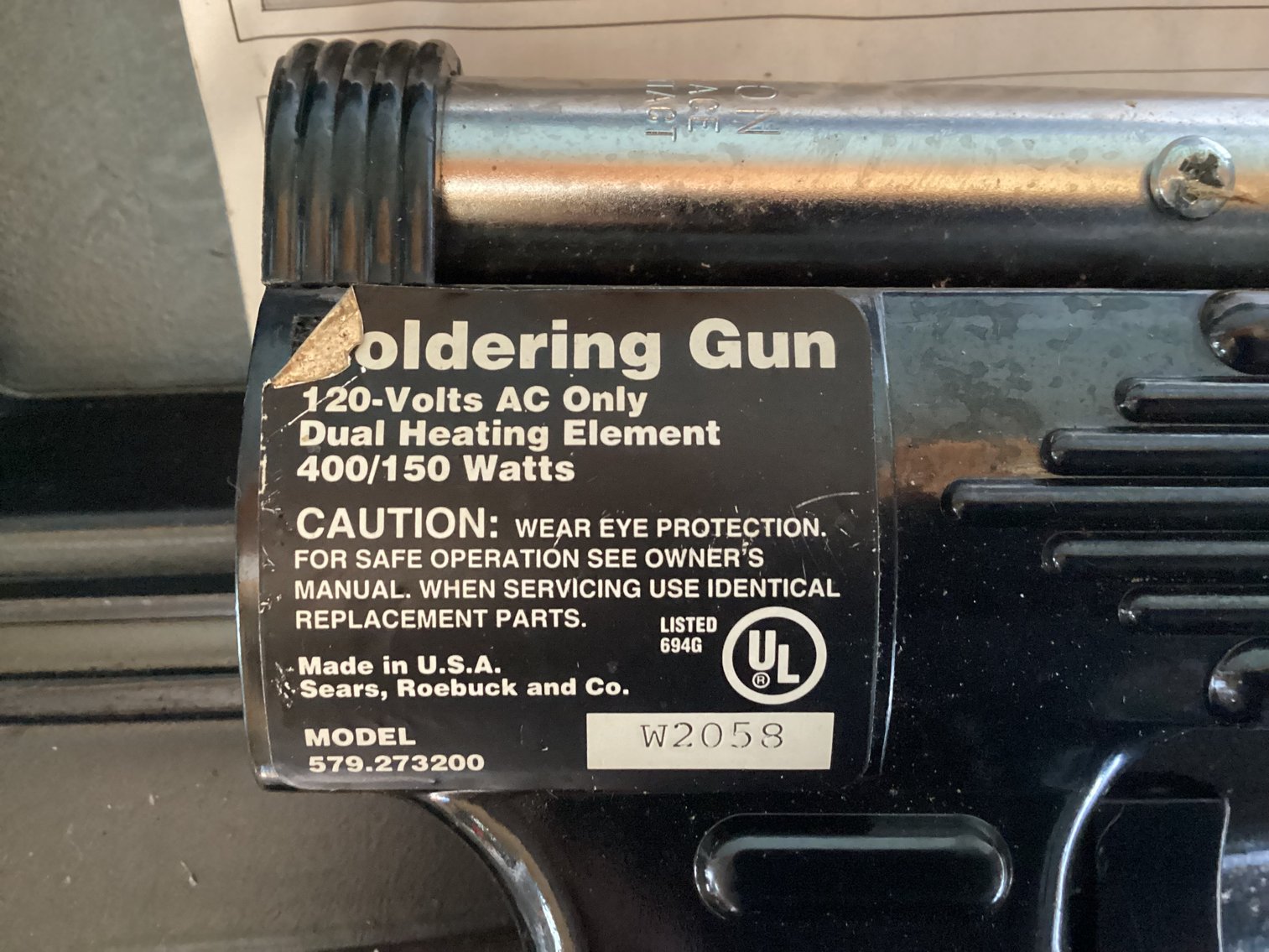 Image for Craftsman Soldering Gun