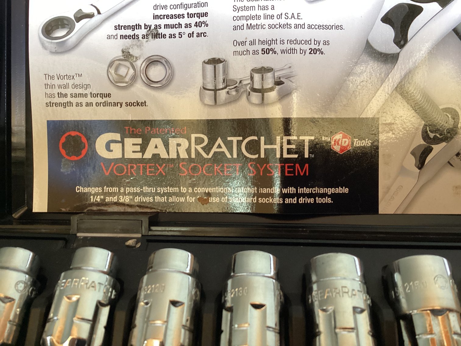Image for Vortex Gear Ratchet Socket & Wrench Set