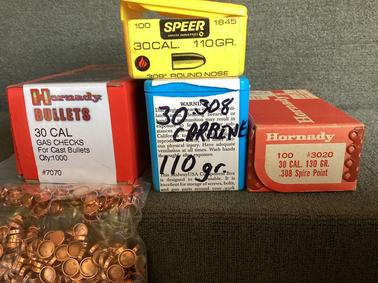 Image for 30 Caliber Bullets for Reloading