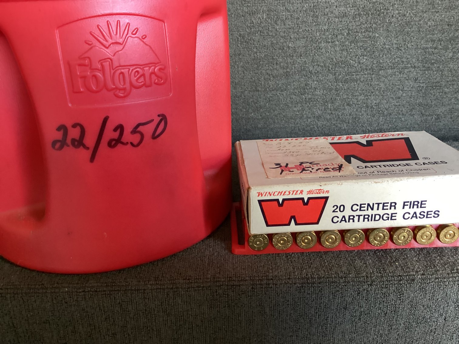 Image for 22/250 Brass for Reloading