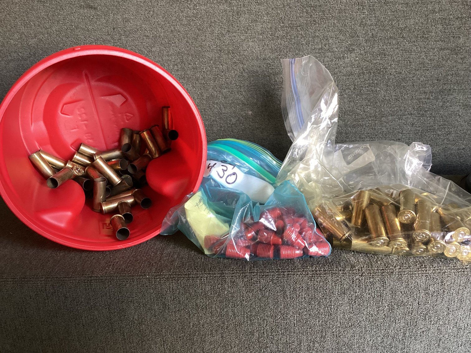 Image for 44 Magnum Claliber Bullets and Brass for Reloading