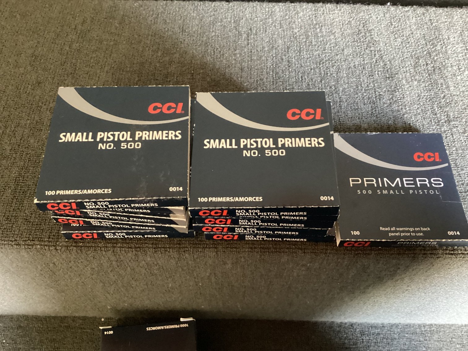 Image for CCI Small Pistol Primers - No. 500