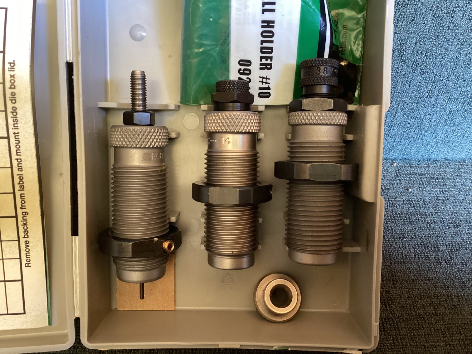 Image for RCBS 3-DIE CARB TC SET .380 AUTO