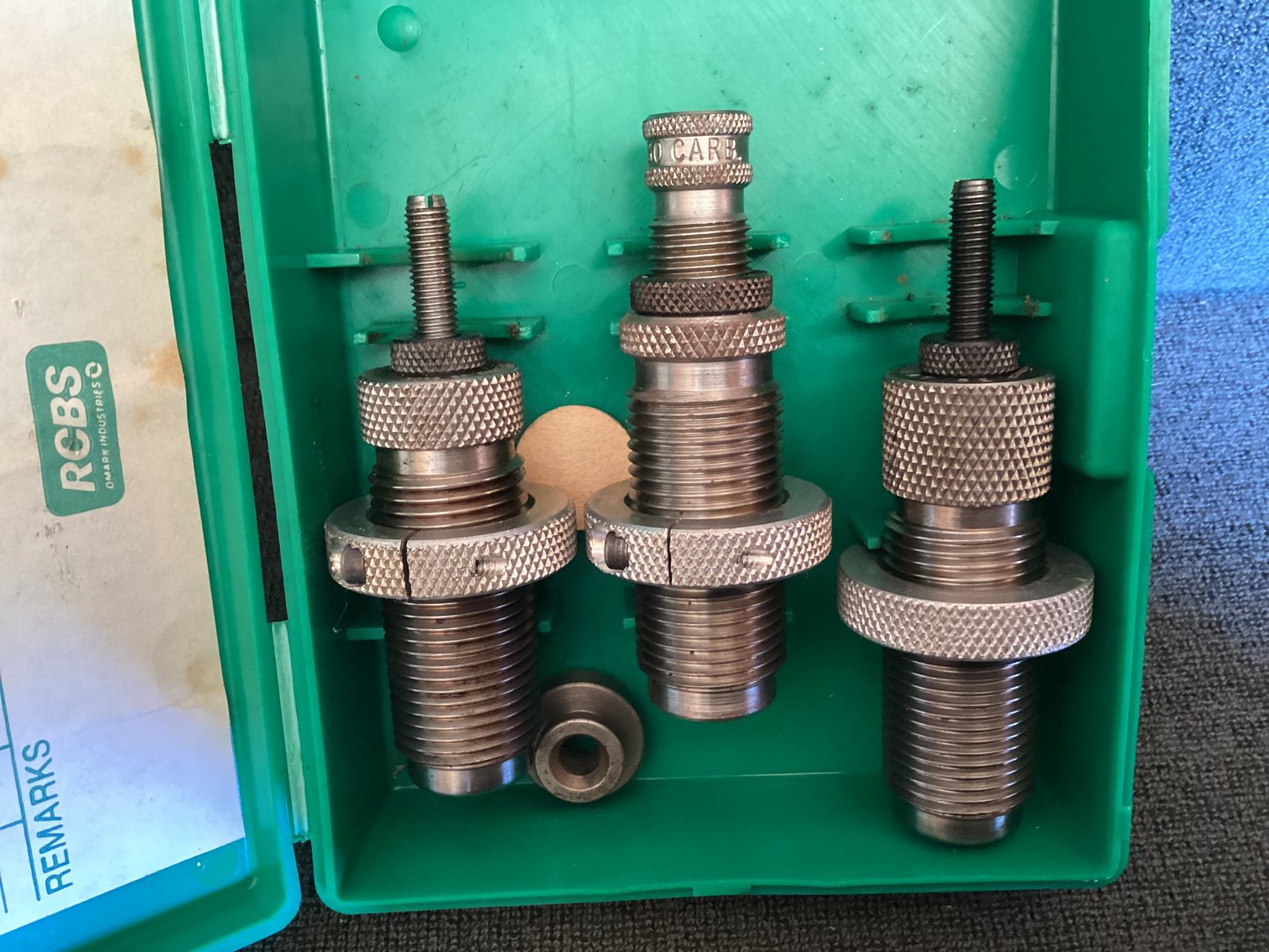 Image for RCBS 3 DIE SET 30 CARBINE RN 28