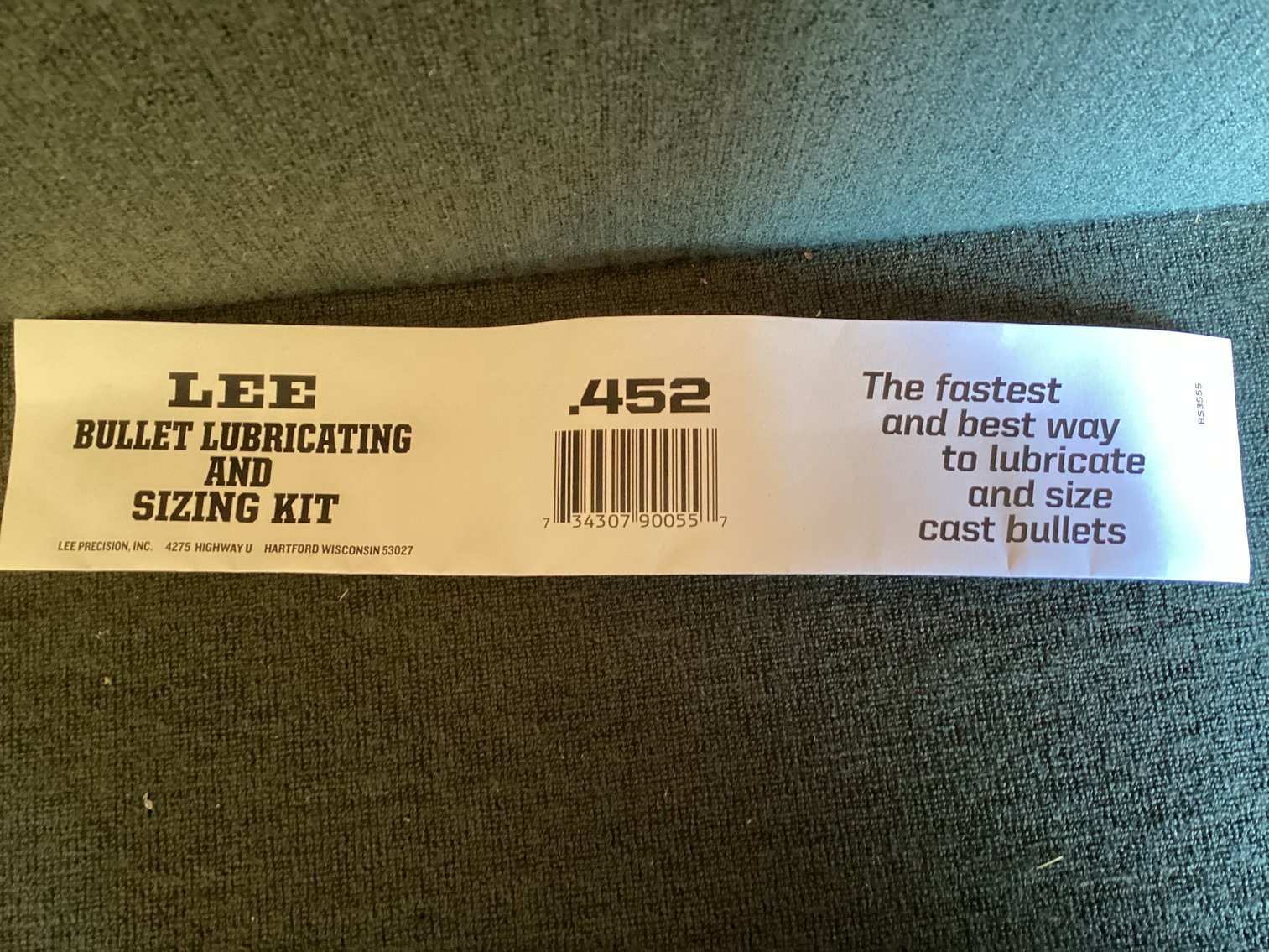 Image for Lee .452 Bullet Lubrication and Sizing Kit