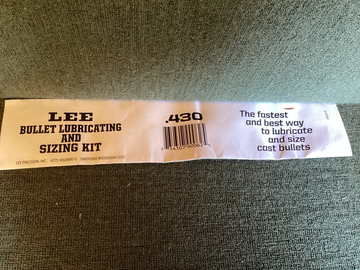 Image for Lee Bullet Lubricating and Sizing Kit  .430