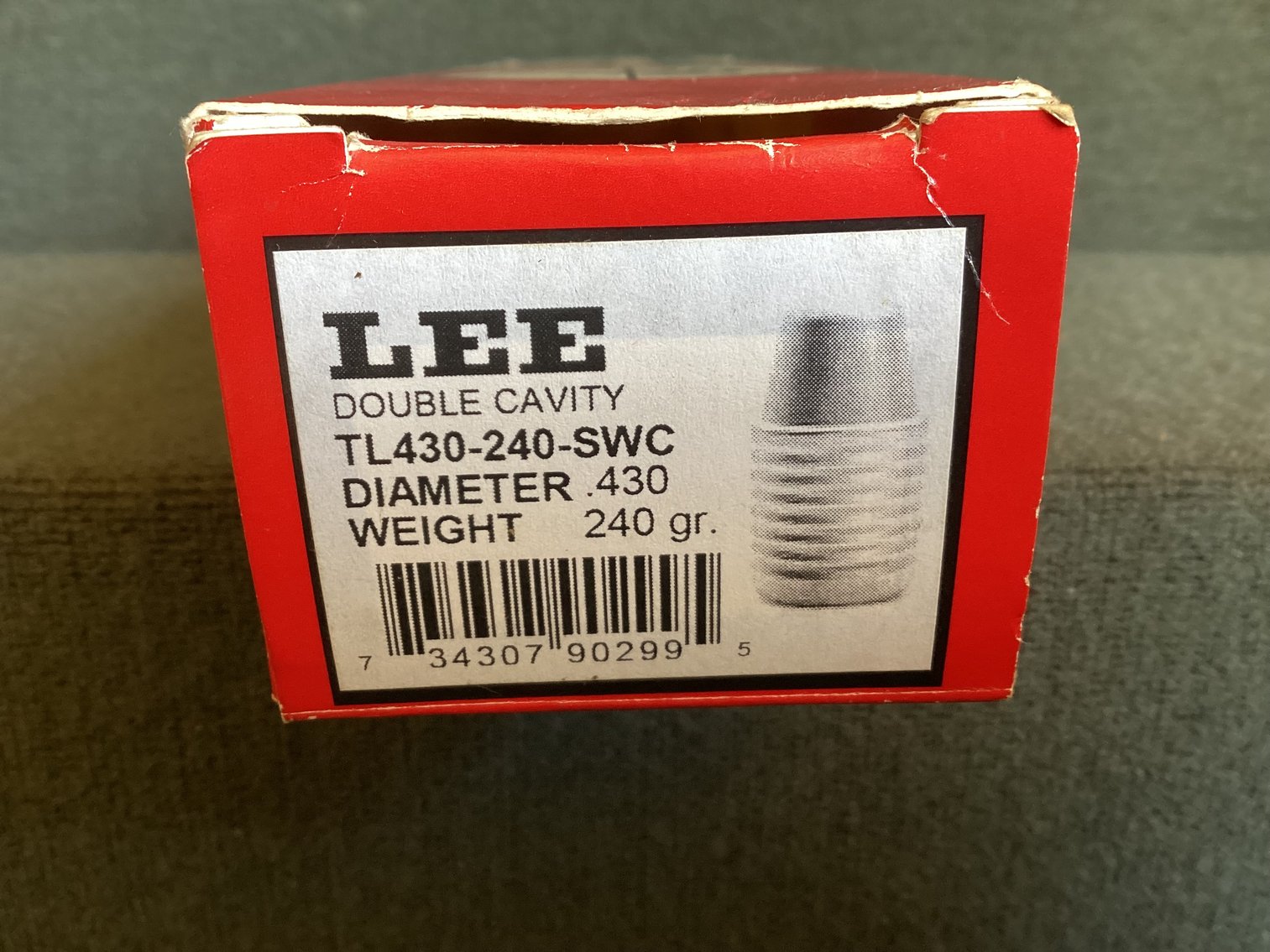 Image for Lee Double Cavity .430 Bullet Mold TL30-240-SWC