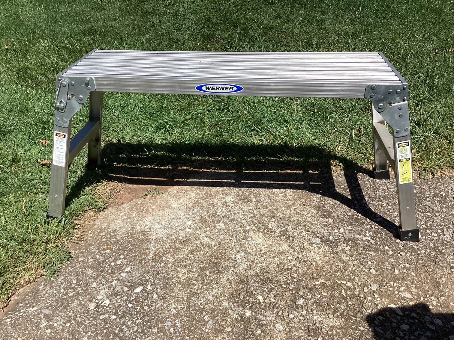 Image for Werner Folding Aluminum Work Platform