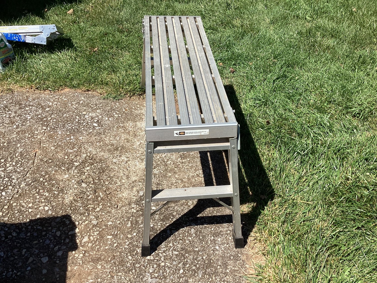 Image for Werner Folding Aluminum Work Platform