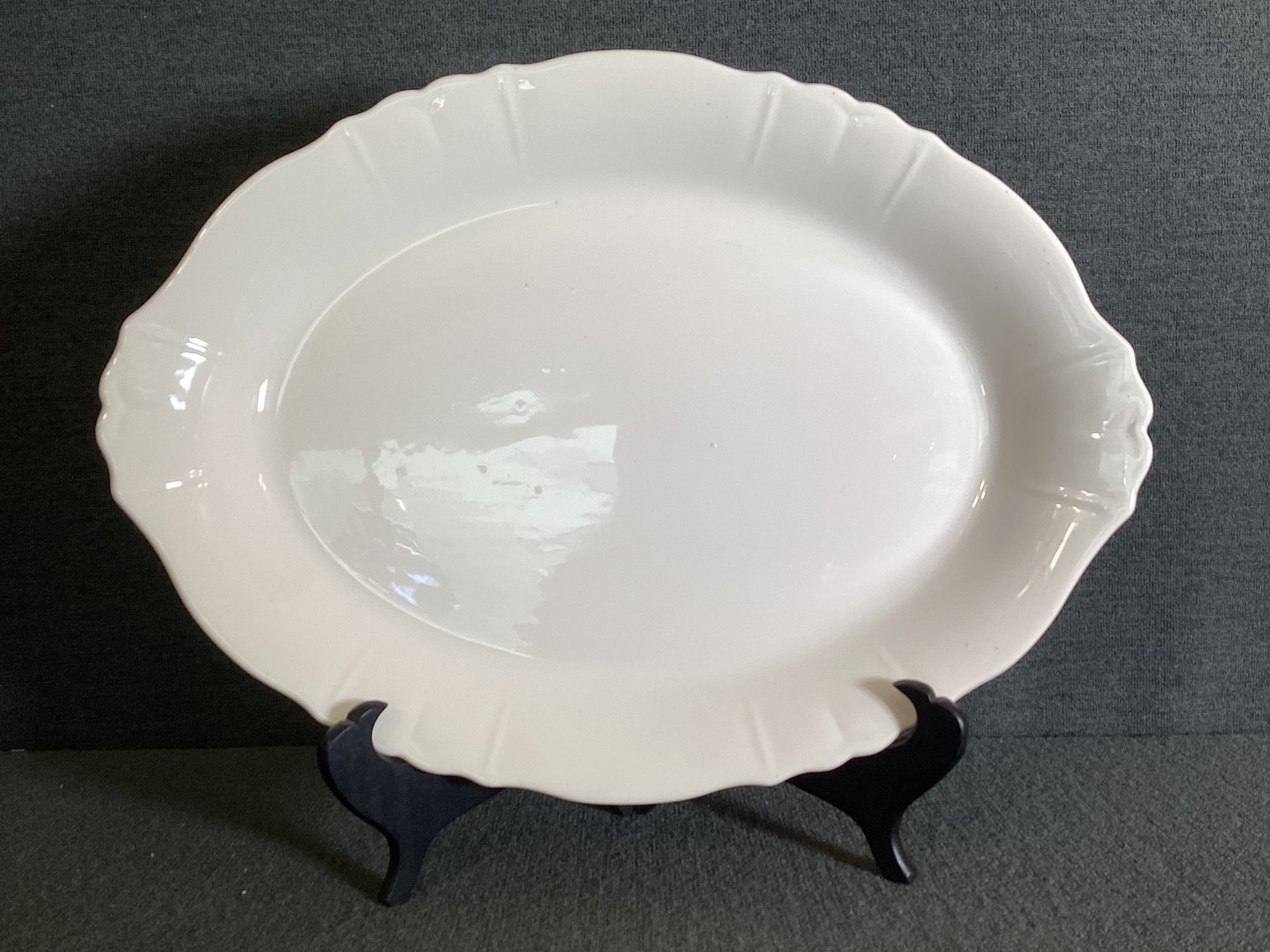 Image for White Ironstone Platter